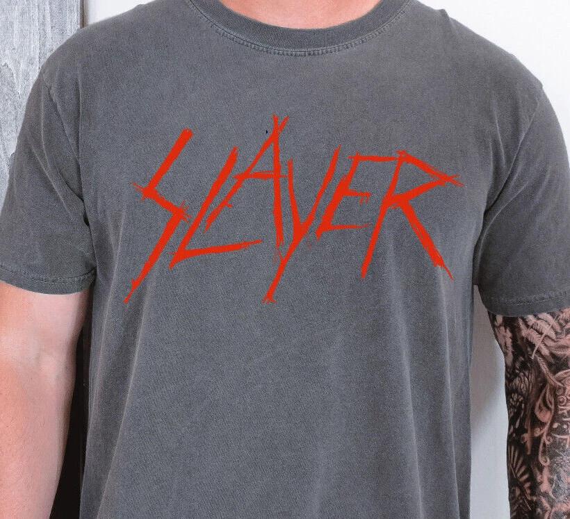 Slayer T-Shirt 90s Thrash Metal Rock Band Vintage Black Comfort Colors 1717 Tee 3XL