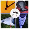 6-20PCS Kayak Clips Nylon Kayak Pad Eye Anchor Point Tool Marine Boats Aquatic Sports Surfing Deck Rigging Kit Boat Accessories