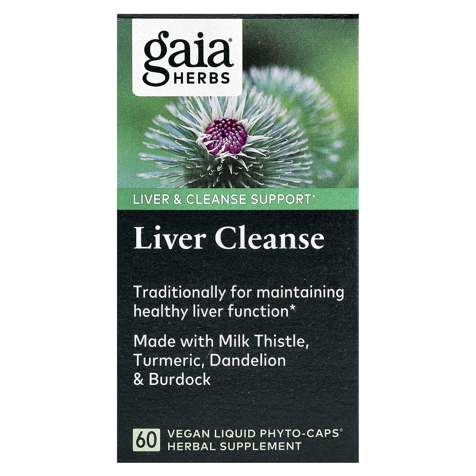 

Liver Cleanse, Vegetable Liquid Phyto-Caps 60 Tablets