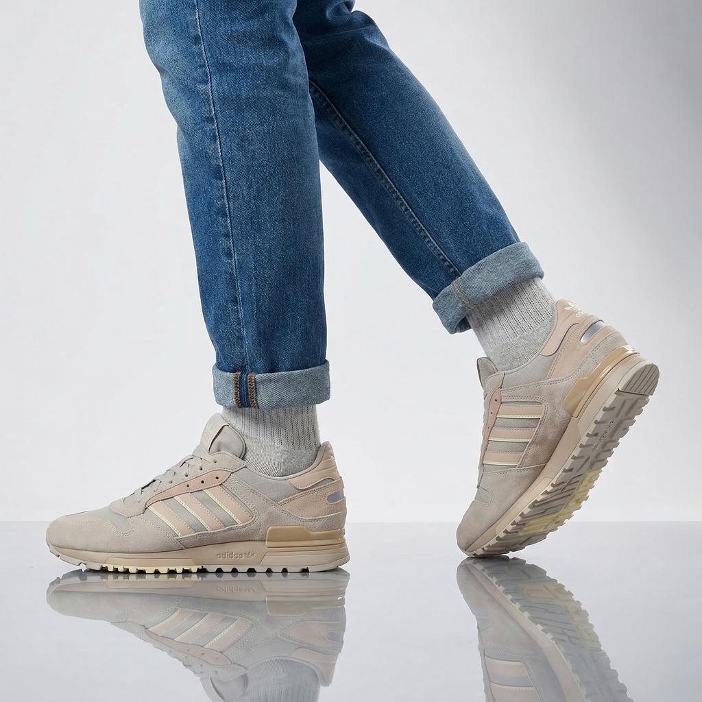 Adidas Originals ZX 600 - Men's Shoes Sneakers Beige JR8739 ORIGINAL