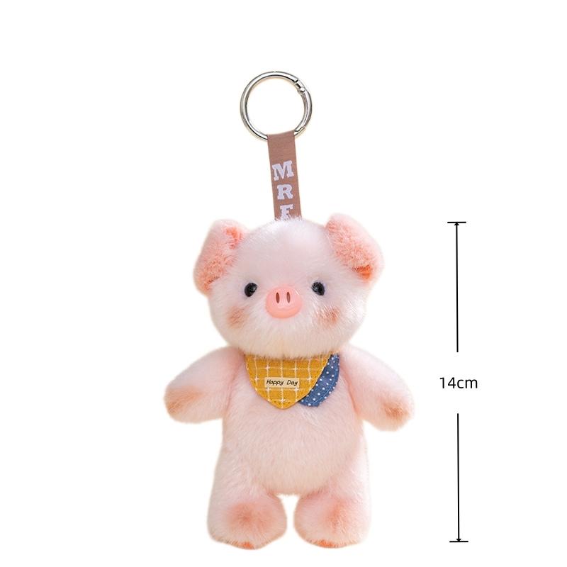 14Cm Animal Plush Toys Cartoon Bear Dog Cat Rabbit Pendant Bag Bacpack Plush Fragrant Keychain Phone Car Plush Keyrings Gifts