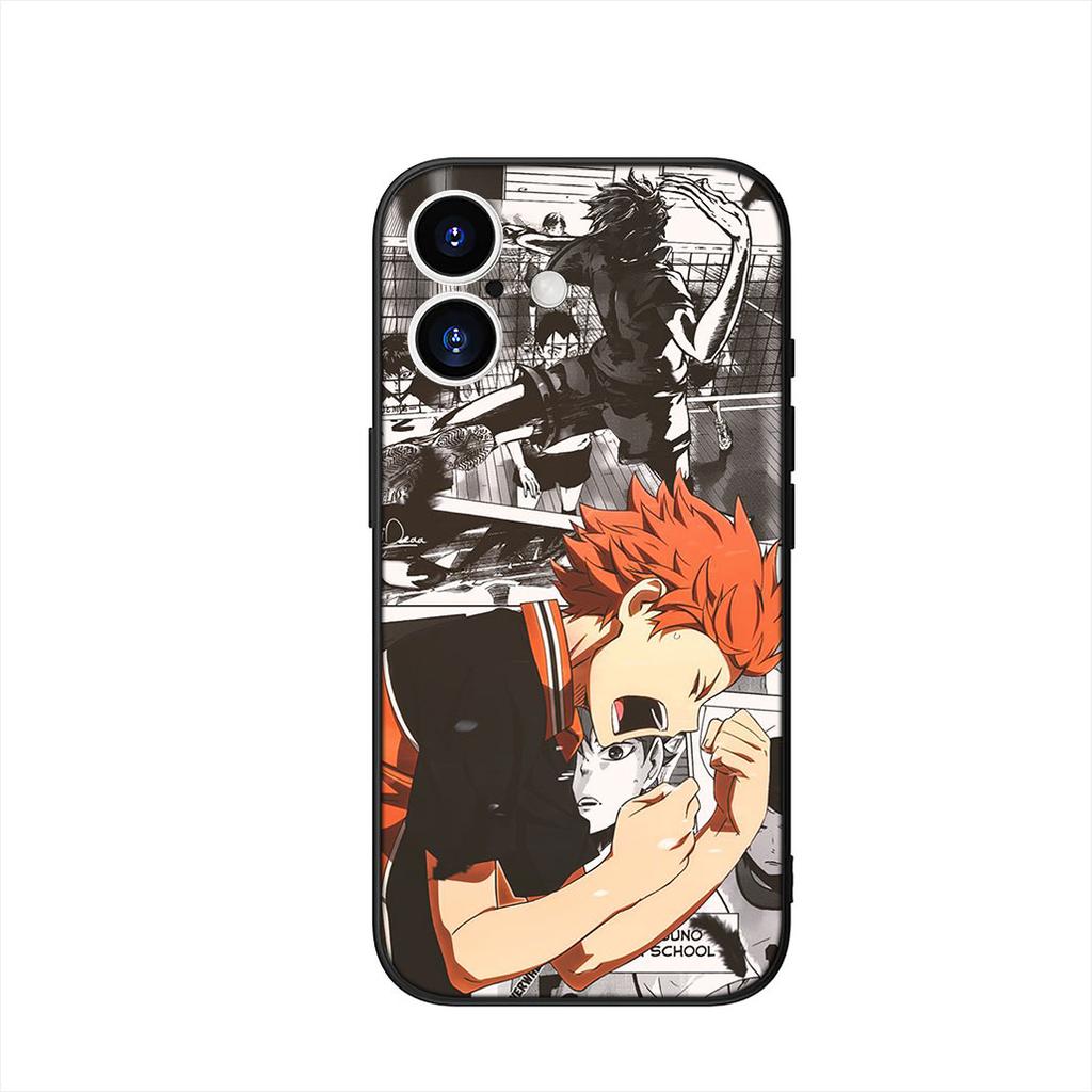 Volleyball Haikyuu Hinata Attacks Phone Cover Case for Apple iPhone 17 16 15 11 Pro XS Max XR 6 7 8 Plus + SE 2020 5 16E Casing