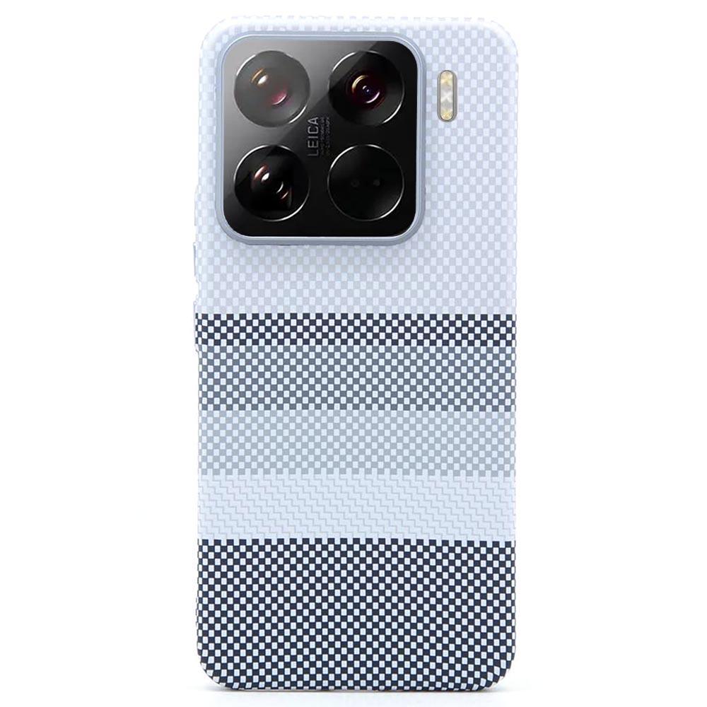 

Для Xiaomi 15 Pro Магнитный чехол Текстура углеродного волокна Перенос воды ПК Чехол для телефона Carbon Fiber Grey