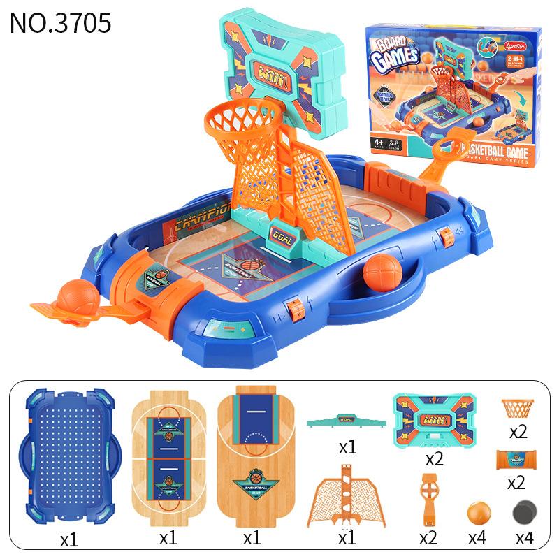 Dětský pinball basketbal fotbal hrací stůl 2v1 stolní hry sportovní míče hračky