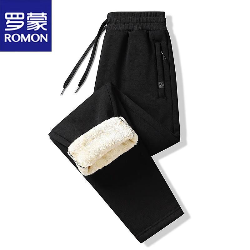 ROMON Men's Thermal Lamb Wool Lined Sports Pants