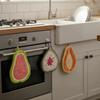 Fast Drying Fruit Shaped Hand Towel Soft Wipe Cloth Durable Plush Handkerchiefs  Children