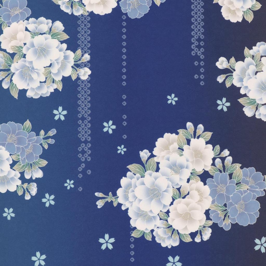 Hakama Nádherná promoce Základní škola Slavnostní promoce Základní škola 4 kusy Hakama Junior Cherry Blossoms of the Blue Hakama String