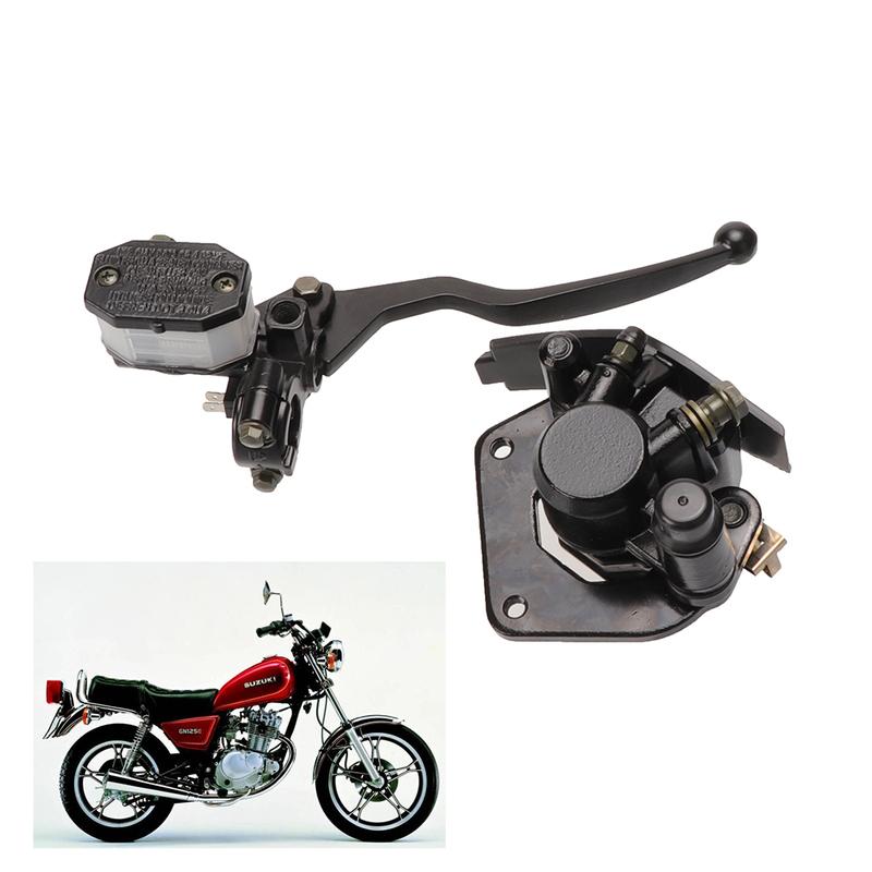 Motorcycle Hydraulic Brake Pump Master Cylinder Handle Disc Brake Caliper For SUZUKI GN125 GS125 125cc Motorbike Accessories