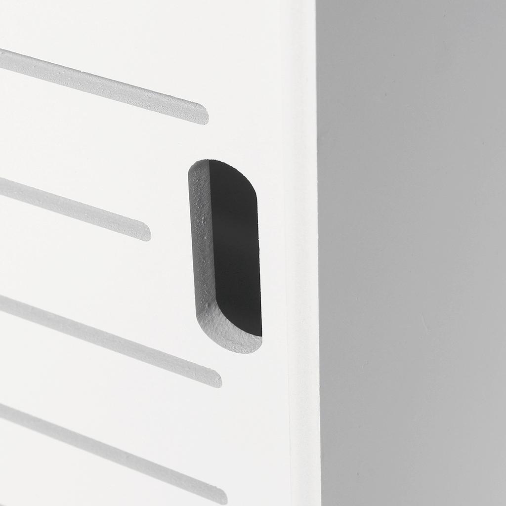 18x18x100CM Bathroom Floor Cabinet Storage Toilet Bath Organizer Paper Holder Shelf Door Classic Durable Slim Design Large Storage