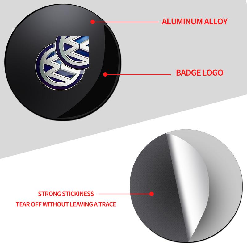 56/60MM Car Wheel Center Hub Caps Sticker Tire Rim Covers Accessories For Volkswagen Passat Polo Golf Beetle Caddy Up Eos Tiguan