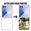 Funda Plegable DIY Po Para Samsung Galaxy Z Flip 7 6 5 4 3 5G Z Flip 7 FE Cubierta Dura de PC con Foto Personalizada