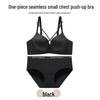 5cm Thickened Wire-free Leopard Print Bra for Enhanced Display and Comfort