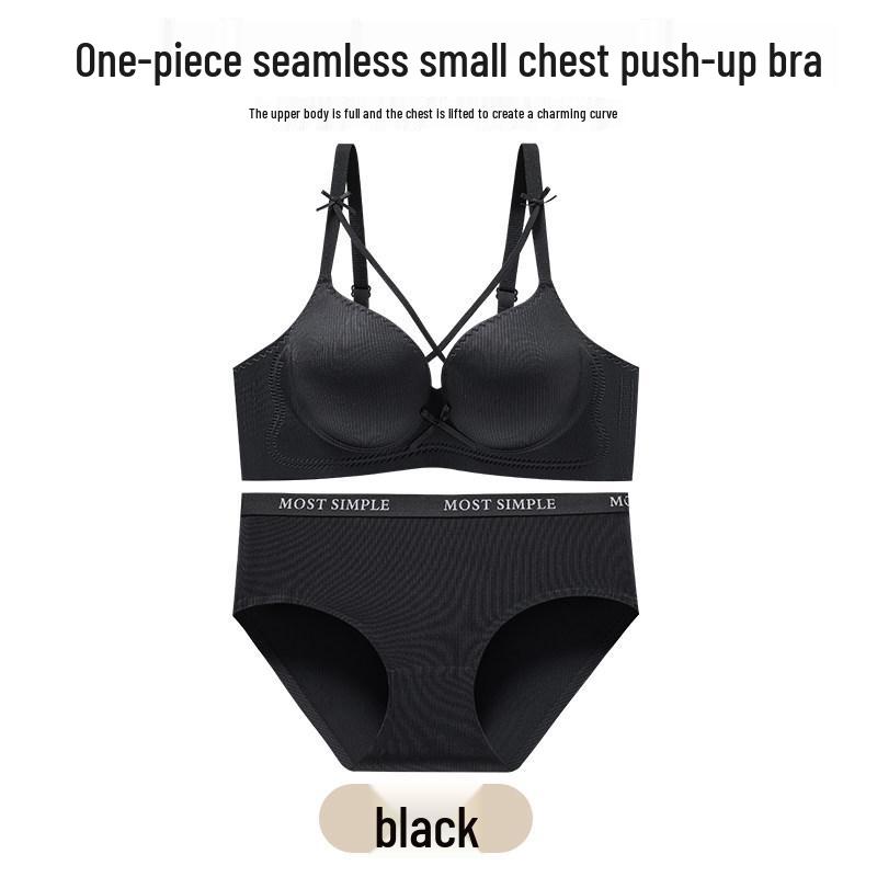 5cm Thickened Wire-free Leopard Print Bra for Enhanced Display and Comfort