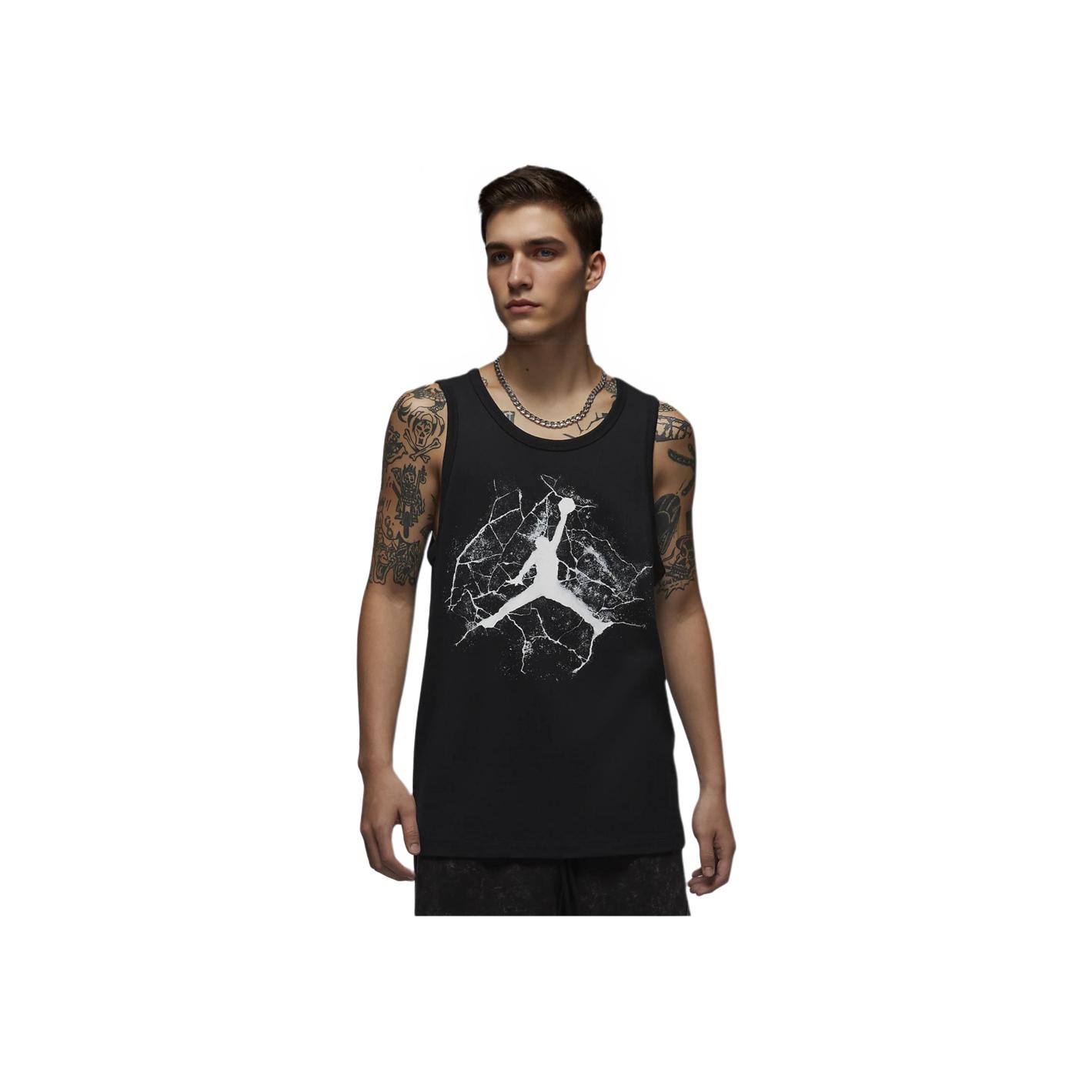 

Jordan Soft Comfortable Sleeveless T-Shirt Men Tops Black FZ1942010 L
