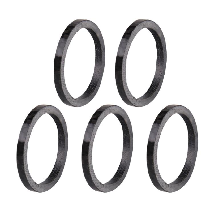 5 Pcs Road Bike Front Stem Fork Washer Bicycles Front Fork Stem Spacers 3 mm