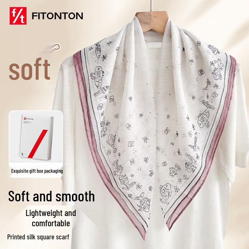 

FitonTon Подарочный шарф и шаль с принтом пионов