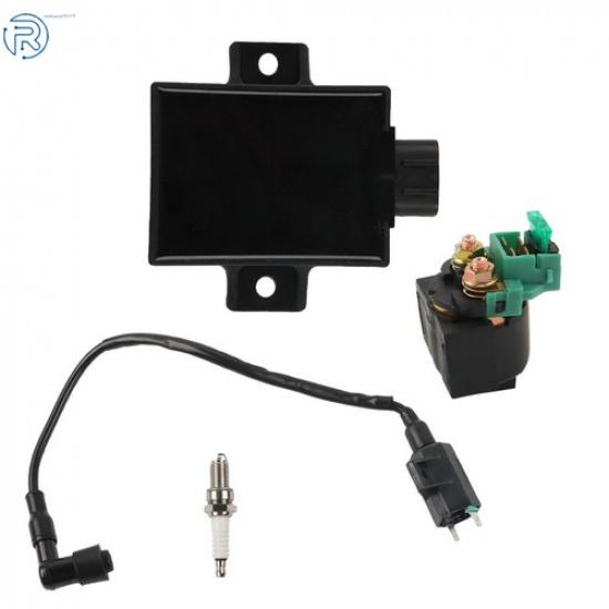 Ignition Coil CDI w/Starter Solenoid Relay For Kawasaki Bayou 250 KLF250A 03-11