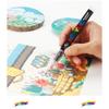 Acrylmalstift-Set mit Nylon-Pinselspitze Schnelltrocknende Tinte für Glas, Holz, Keramik, Leinwand, Stoff, Kunststoff, Metall
