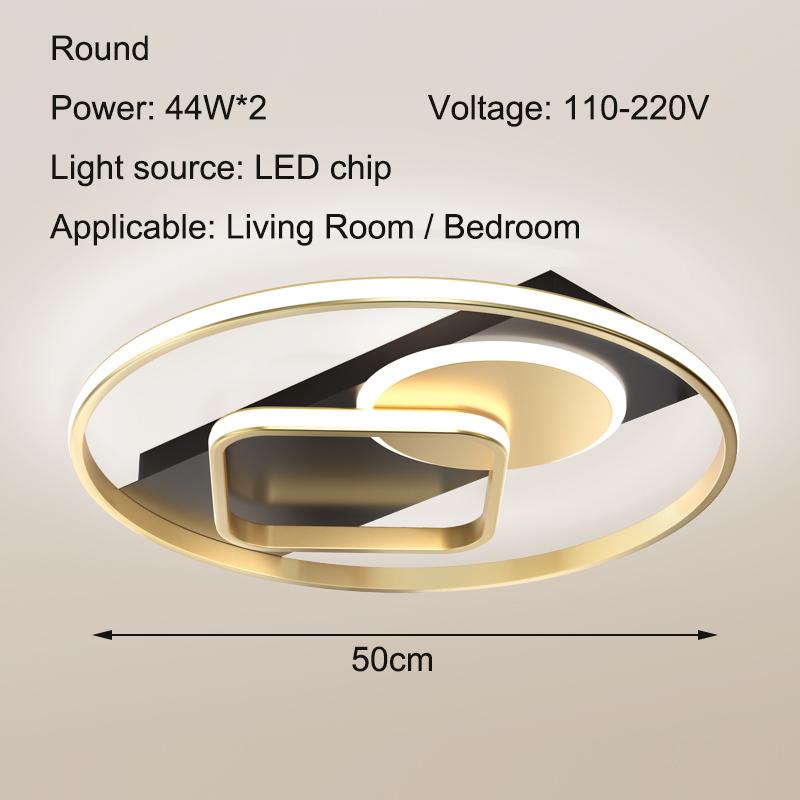 New LED Indoor Ceiling Lamp Home Bedroom Living Room Ceiling Lamp Modern Simple Villa Room Lighting Decoration Light