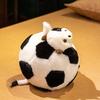 Soccer Cow Plush Toy Adorable Cow Pillow Soft Stuffed Animal Cute Cuddly Gift for Kids Birthday Nursery Decor