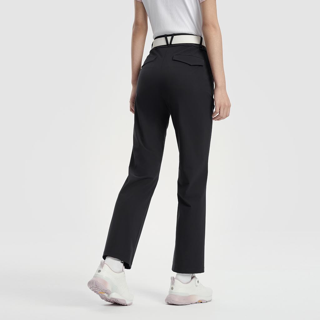 FILA Golf Series Simple Design Classic Fashion Sports Golf Versatile Knitted Casual Pants Women bottoms Legendary-Blue A11W535603F-NV