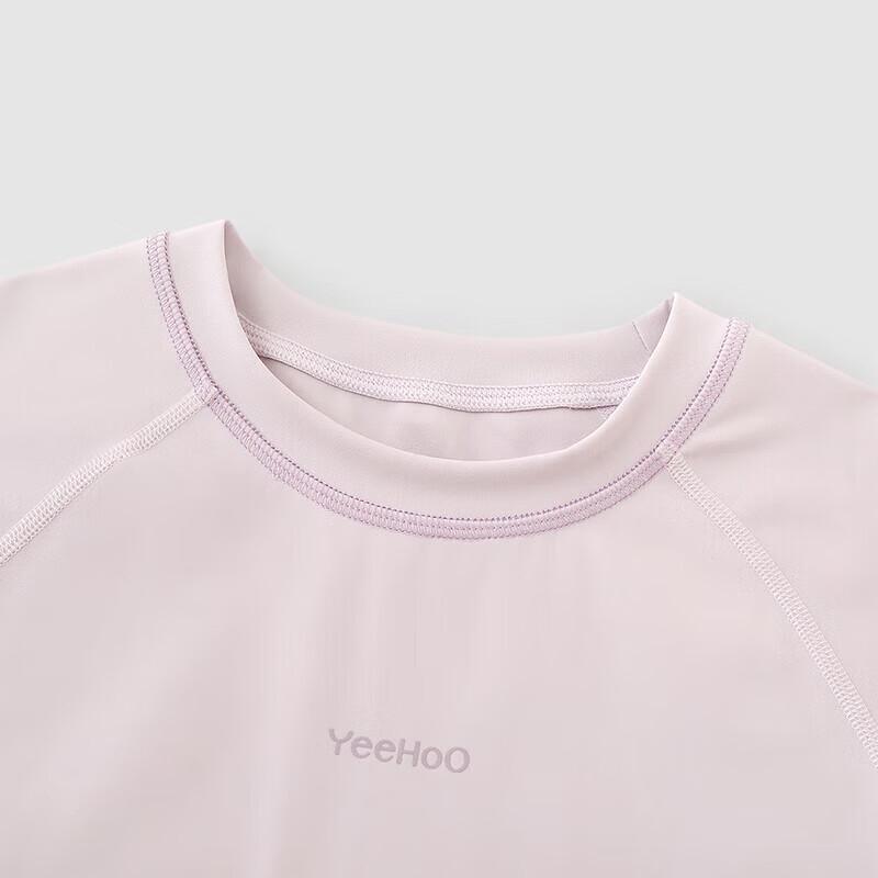 YEEHOO Girls' Solid Long-Sleeve T-Shirt