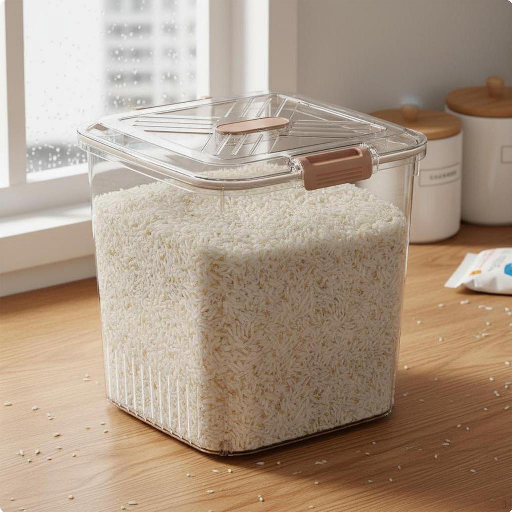 Rice Storage Bin HumidityResistant Container Large Capacity Grain for