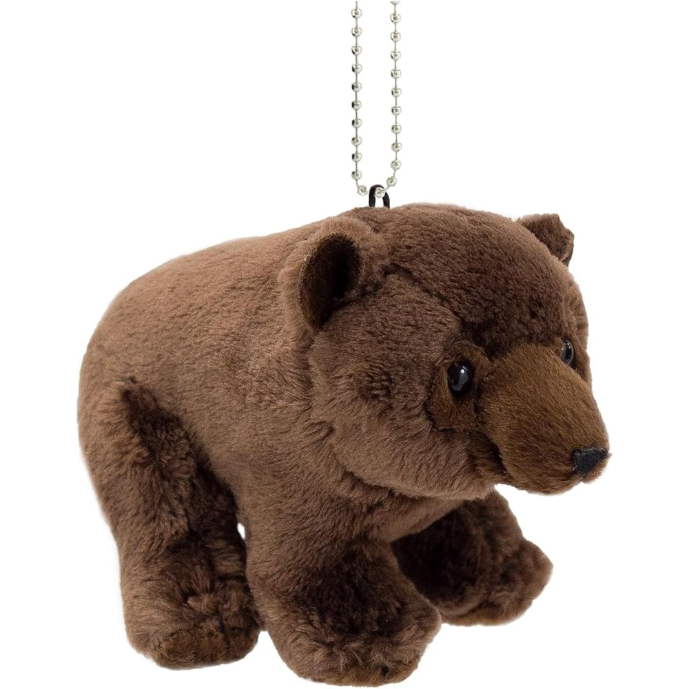 Yoshitoku Plush Toy Riku no Nakama-tachi Brown Bear Mascot 20cm
