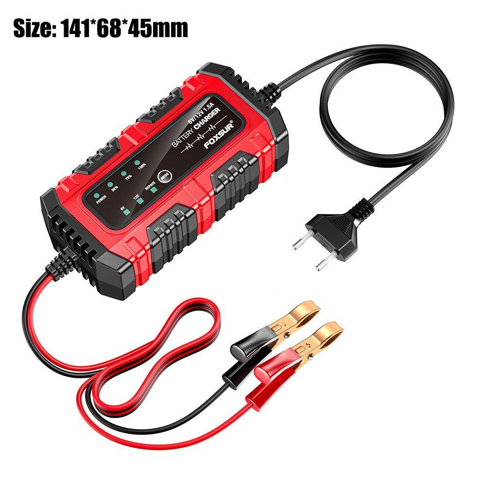 6V 12V 1,5A Elektrische Motorradladegeräte Intelligente Batterieladegeräte Für Auto Motorrad LKW Boot