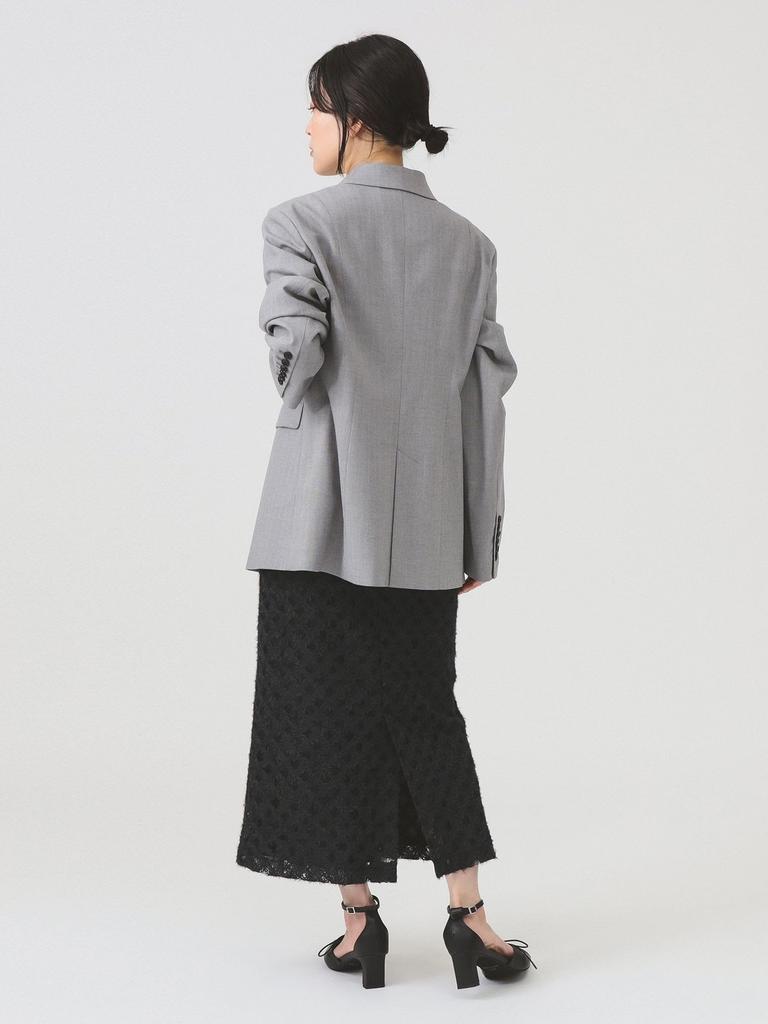 Ray Beams RBS Herringbone 2-Button Jacket, Women's, Gray 0