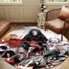 Anime Slayer Adventure  Round Rug for Livingroom,Bedroom, Palyroom, Chair Rug, Area rug, Circle Carpet, Large Size Fan Christmas gift