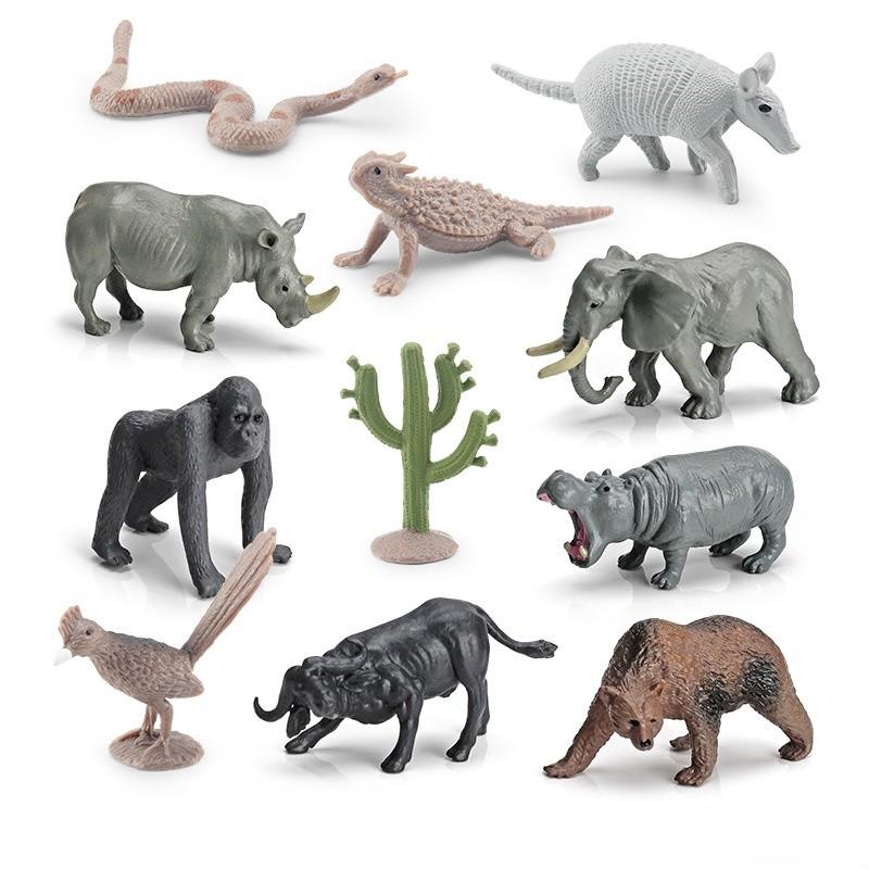 Wild Animal Pvc Figurine Set With Durable Material For Nature Enthusiasts And Collectors