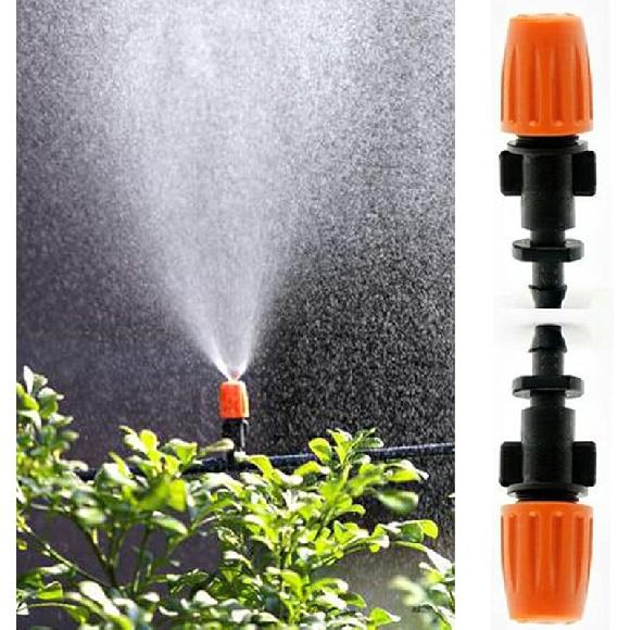 MOIAK 50 Pcs Garden Irrigation Micro Flow Dripper,Sprinklers Emitter System Adjustable Micro Drip Head for Watering System(50Pcs) (15554869582755) 50pcs