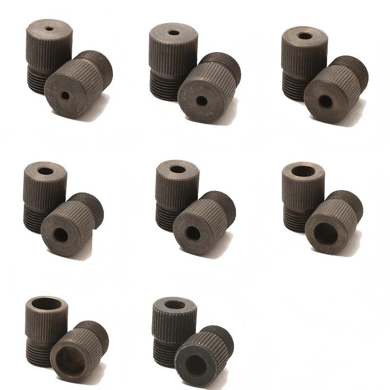7Pcs Drill Sleeve Woodworking Drill Guide Bushing (M14x1) 2-10MM Steel For 3 In 1 Doweling Jig For Pocket Hole Jig