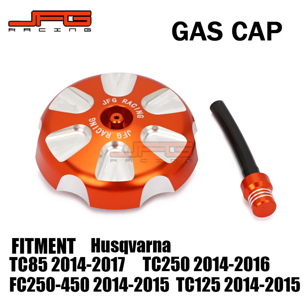 

CNC Aluminum Fuel Tank Cap for SX/SX-F85/125/150/250/350/450 Off-Road Motorcycles 120x80x50