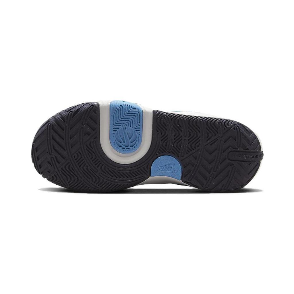 Nike Team Hustle D 11 Little Comfortable Sports Durable Low Top Kids Basketball Shoes Kids Sneaker Blue White DV8992-400