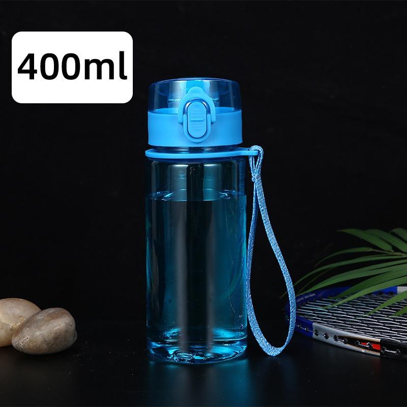Tazza Acqua Sportiva Portatile Creativa in Plastica Opaca con Coperchio a Scatto Spazio Libero per Ragazzi e Ragazze