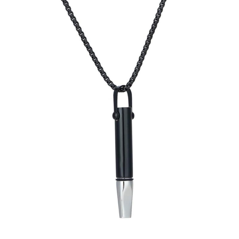Breath Resistance Whistle Necklace for Yoga Meditation And Stress Relief With Built In Cotton Core Designs Daily Use