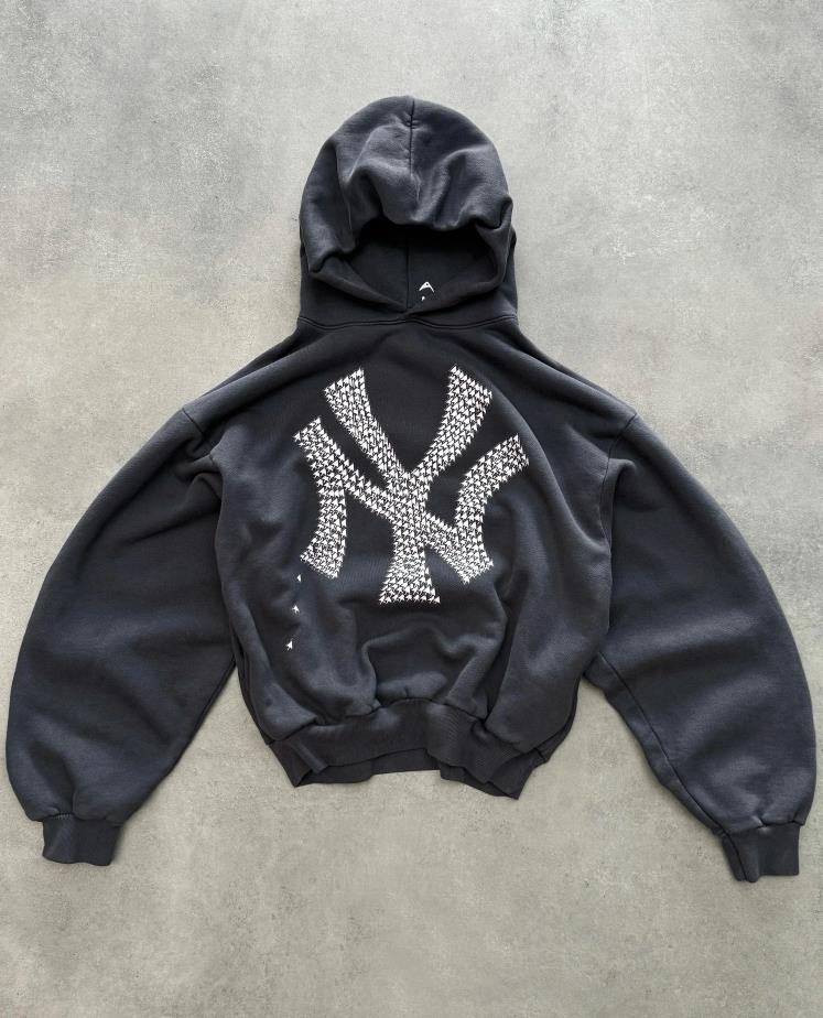 Trendy Unisex Color Block Harajuku Hoodie – Loose Fit Streetwear Sweatshirt