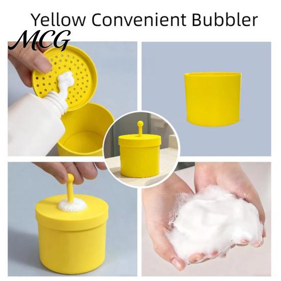 Reusable Skincare Accessory 3D Printed Cleansing Bubble Foam Maker, Face Wash Foamer with Dust-Proof Cover, One-Click Marshmallow Whip Maker for Dense