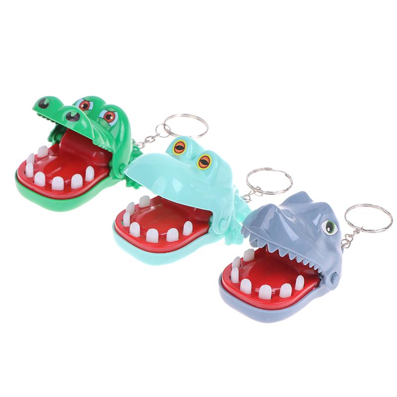 

Творческий маленький крокодил рот стоматолог кусающий палец игра забавный кляп брелок