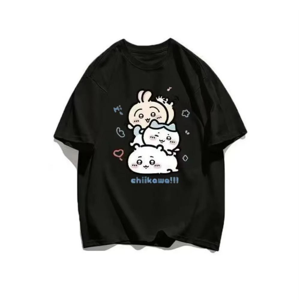 Chiikawa Toilet Time TShirt Women Unisex Short Sleeve Oversized TShirt Cute Comfortable TShirt Fashion Casual Top Tees