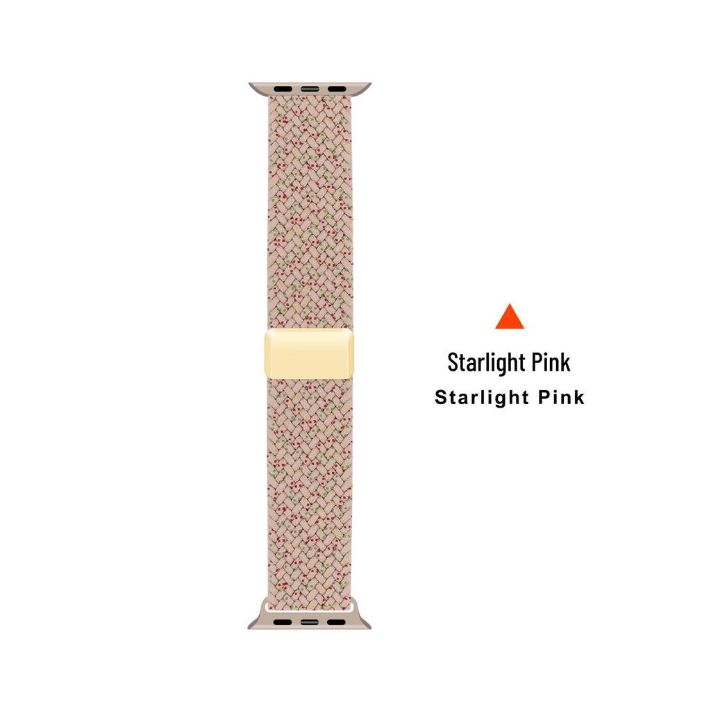 Geflochtenes Magnetarmband aus Nylon für Apple Watch S11