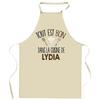 Planetee Apron Everything Is Good In LYDIA's Kitchen | Original Name Gift for Cook | Protective Blouse Clothing
