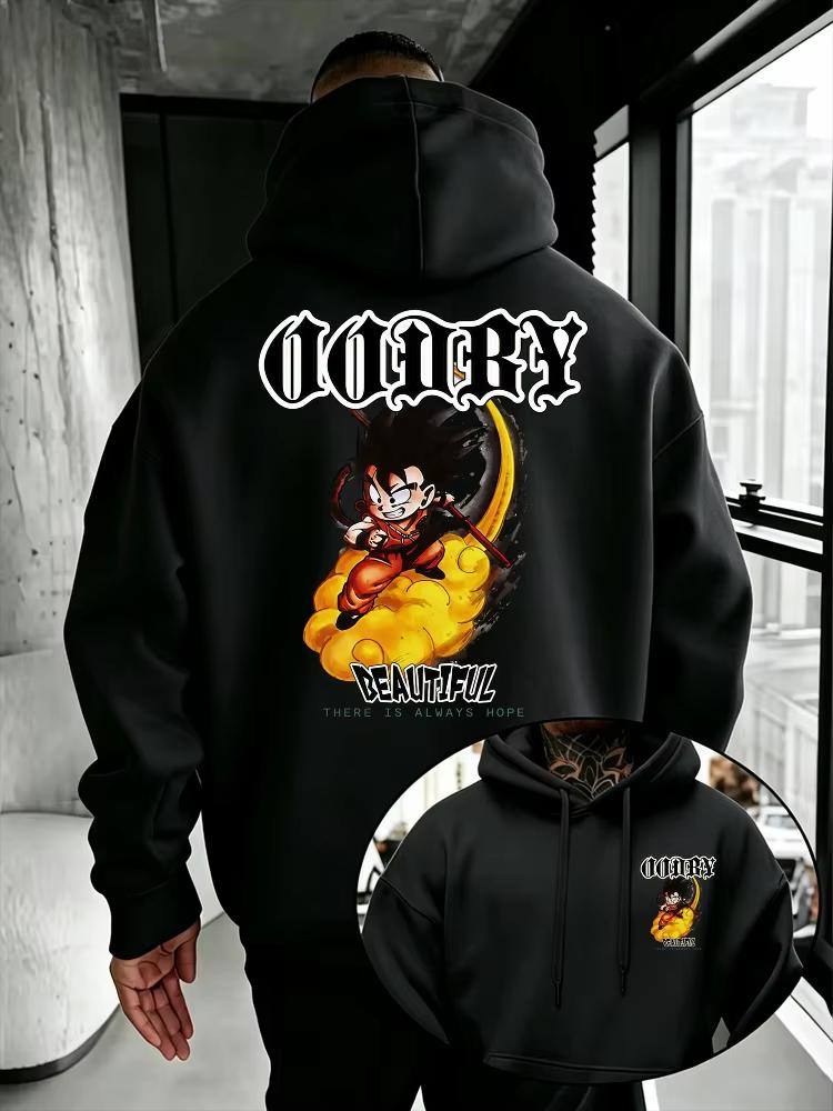 Dragon Ball Anime Pullover Hoodie High Quality Warm Loose Sweatshirt For Autumn Winter Daily Casual Wear Women And Men Hoodies