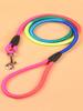 Zugleine Haustierbedarf kleiner und mittelgroßer Hund 1,2m Hundeleine modische bunte Nylon-Rundleine