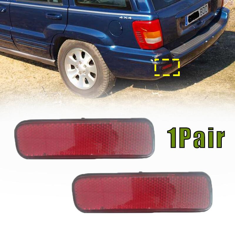 Rear Bumper Reflector Light Marker Lamp For Jeep Grand Cherokee 1999-2006