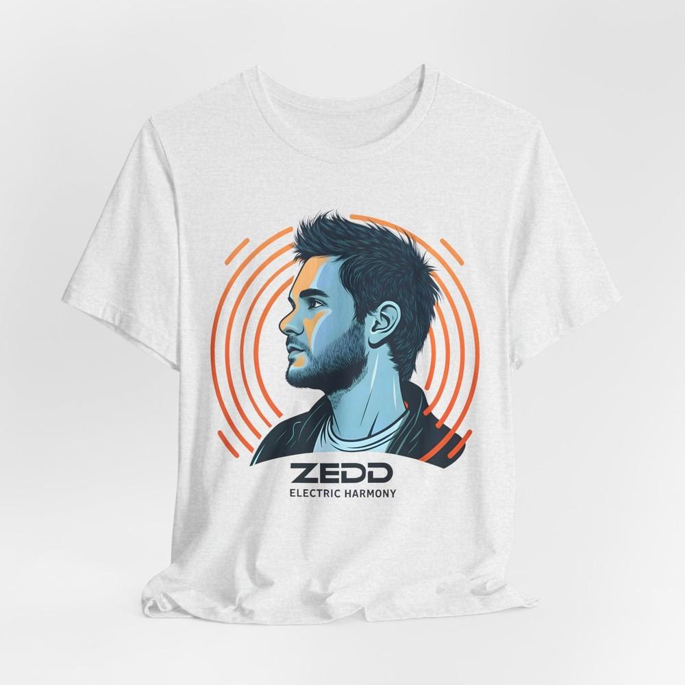 

ZEDD Electrifying Music Tee – Unisex Short Sleeve for Concert Festival Fans T-Shirt XL