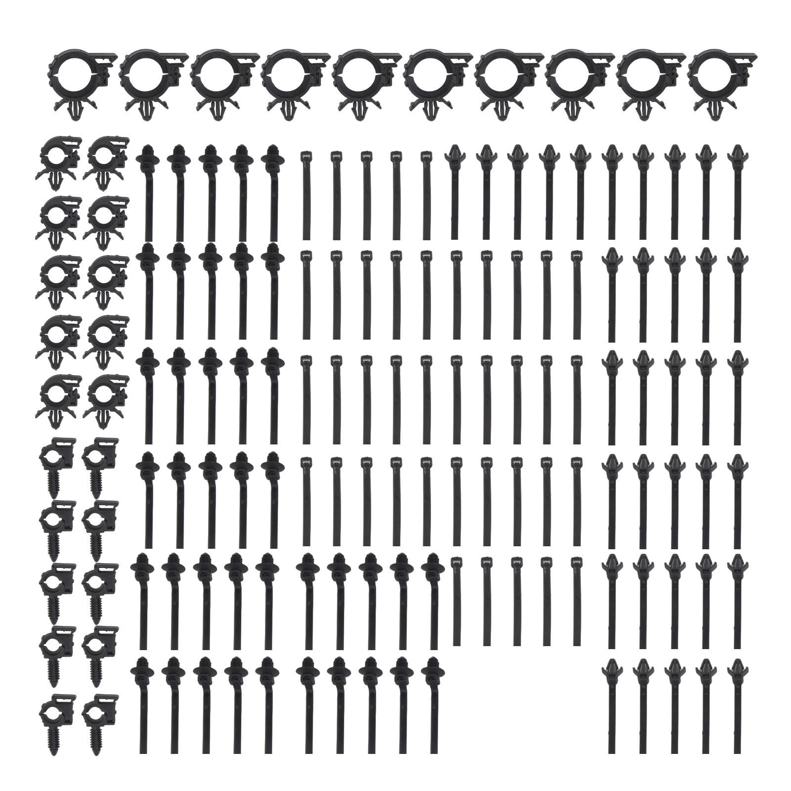 

Car Wiring Solutions 150 Pcs Push Mount Clip Set for Effective Cable Routing
