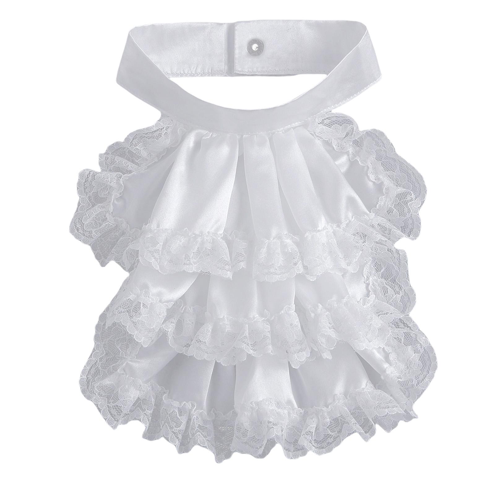 

Элегантный викторианский костюмный воротник с оборками и кружевным воротником-жабо для вечеринок на Хэллоуин, воротник для костюмированного вампира 8